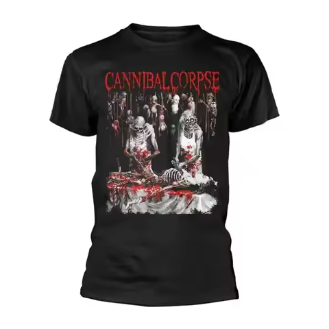 Cannibal Corpse 'Butchered At Birth Explicit' Black T Shirt New