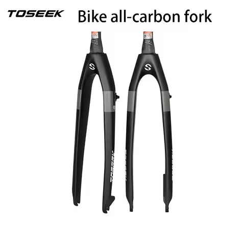 TOSEEK Bike All-carbon Fork High-strength And Lightweight Carbon Fiber Material For Cross Country