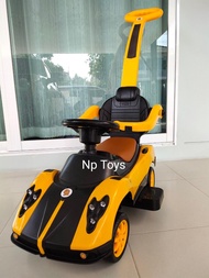 💥พร้อมส่งด่วน💥Np Toys รถเด็กขาไถ แลมโบกินี 2in1 มีด้ามเข็น/มีเสียงดนตรี No.9005