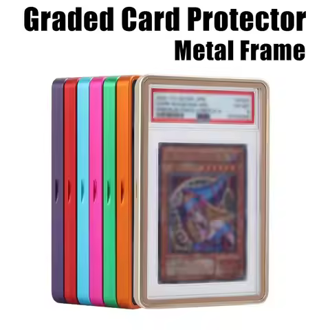 Aluminum Alloy Graded Cards Protect Case For 130PT PSA/CGC Rating Cards, UV & Scratch Resistant Trad