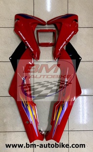 BEAT R ชุดสี แดง 5 ชิ้น ครึ่งคันไม่รวมบังโคลน เฟรมรถ กรอบรถ แฟริ่ง Honda บีท110r