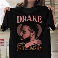 Certified Lover Boy Drake Portrait T Shirt Black Unisex Ph Trendy Urban Streetwear Tee