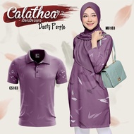 Tshirt Muslimah Jersey CALATHEA DUSTY PURPLE JERSEY  Baju Muslimah Labuh Jersi Muslimah Baju Jersey 