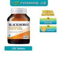 CLEARANCE Blackmores Echinacea Forte 3000mg 120 Tablets EXP:07/2026 [ Farmasi CS ]