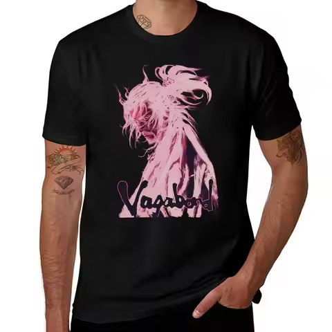 Neon Musashi Miyamoto Vagabond Classic Manga T-Shirt Casual Everyday Wear T-Shirt