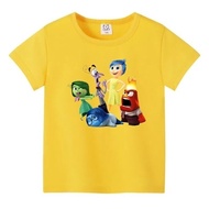Fabric Comfort Funny T Shirt Fashion Women Shirt Kids Clothes Inside Out 2 Cartoons T-Shirt Anime Fi