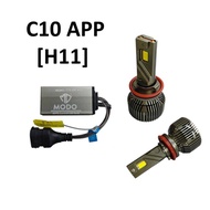MODO LED C10 Headlight Mobile Phone Control Brightness Automotive Bulb H1 H3 H4 H7 H11 9005 9006