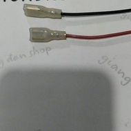 Set of 2 horn jacks for motorbikes