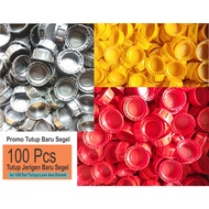 New SEALED Jerry Can Caps 100 Sets of Outer and Inner Lids / New Jerry Can Caps / Seal Jerry Can Cap