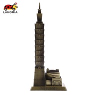 [SzgqmyyxcbMY] Alloy Taipei 101 Tower Building Figurine Statue Model Home/Office Decor Gift
