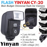 [Sale Promo] Flash Speedlite Camera Yinyan CY20 Mirrorless Canon Nikon Fuji Sony Olympus CY-20 Like 