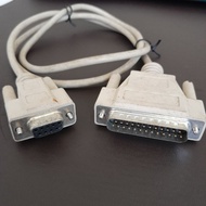 DB9 (F) to DB25 (M) Serial cable