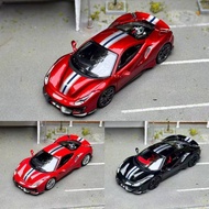 TOC 1/64 Ferrari 488 Pista Diecast car Car Model Simulation Alloy Diecast Car Children and Boys Coll