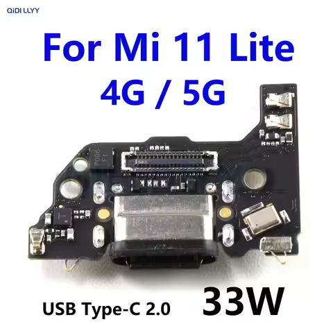Charging Port Board For Xiaomi Mi 11 Lite 4G 5G 11Lite Type C Connector Dock USB Charger Flex Cable 