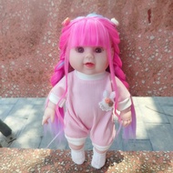 Búp bê 12in bé gái gắn tóc sẵn kèm đồ (ib shop chọn màu tóc)