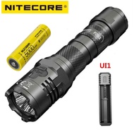 Lihuabo11 NITECORE โคมไฟลำแสงแรงสูงชาร์จไฟได้USB-C P20iX ไฟฉาย4x ยุทธวิธี XP-L2ช่อง V6ลำแสงสูง