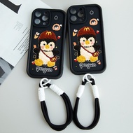 HP New Penguin Embroidery Texture For Infinix Hot 50 Pro Plus Hot 50I 40I Smart 9 8 Note 40 Pro Plus