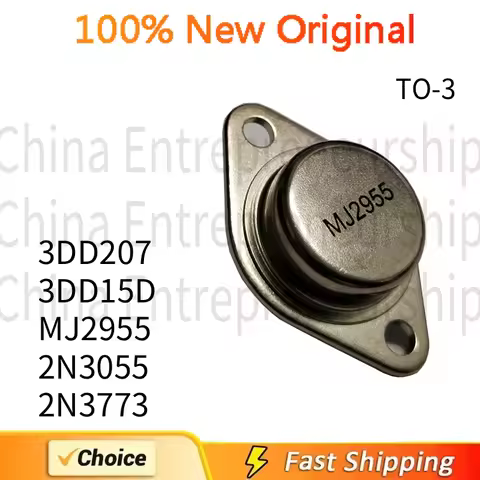 10 PCS TO-3 Golden Seal DIP 3DD207 3DD15D MJ2955 2N3055 2N3773 High power inverter transistor iron c