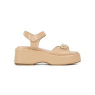 ✅SHU BEDDY 2.5" TINY SIGNET STRAP WEDGES รองเท้ารัดส้น