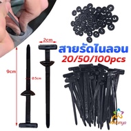 AY Universal Nylon Cable Tie Wire Buckle Self Locking 20/50/100pcs