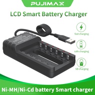 PUJIMAX battery charger NI-MH battery AA/AAA battery rechargeable battery charger fast charging