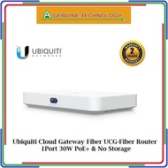 Ubiquiti Cloud Gateway Fiber UCG-Fiber 1Port 30W PoE+ & No Storage - 2 Years Local Warranty