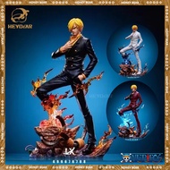 27cm One Piece Figures Sanji Anime Figure Gk Statue Sanji Figurine Model Doll Pvc Ornament Collection Room Toys Gift