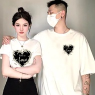BUSH IN LOVE Couple Clothes Cool Viral Trendy Tops LOVE Ayang Twins Compact Matching