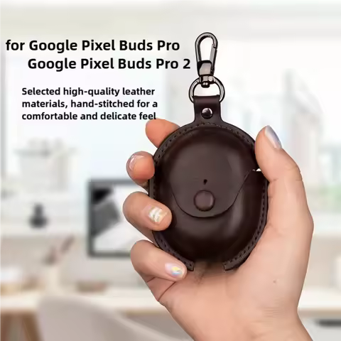 for Google Pixel Buds Pro 2 Case PU Leather Cover Earbuds Bluetooth Cover Storage Bag Accessories Bo