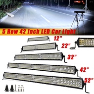 22inch 32inch 42inch 52inch Curved Led Light Bar Work Light 7D led bar 5-Row 4x4 Truck ATV Car Roof 