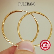 PULIBANG Women's 18K Gold Earrings Gold Earring Ear Stud