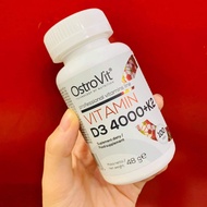 VIÊN UỐNG HỖ TRỢ XƯƠNG KHỚP CHẮC KHỎE OSTROVIT VITAMIN D3 4000 + K2 HỘP 100 VIÊN