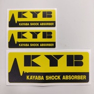 KYB Kayaba Shock Absorber Sticker Logo Design One Set 3 Pcs