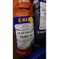 Emax Motorcycle Tubeless Tyre EX238 EMAX Motor Tube Less Tayar 70/90-14