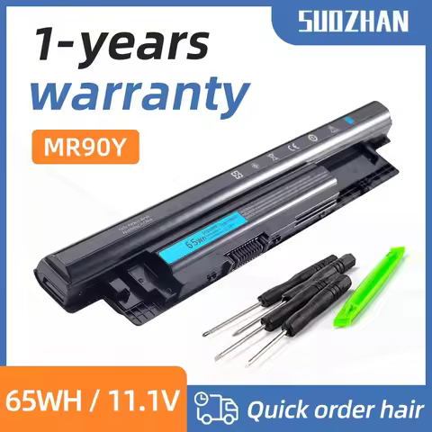 SUOZHAN MR90Y Battery 11.1V 65WH Laptop Battery XCMRD For Dell Inspiron 17R 5737 5721 17 5748 3721 1