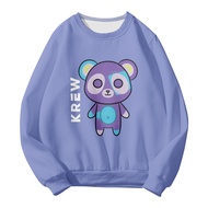 ✳◊۩ ItsFunneh Krew District Merch Unisex Crewneck Long Sleeve Sweatshirt Harajuku Streetwear Krew Clothes