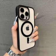 Magsafe Bagus Black Case Samsung A07 A17 A06 A56 5G A16 A36 A15 S25 Ultra S24 Ultra A26 A55 A54 S24 