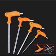 2.5mm 4mm 6mm 8mm Allen Hex Key Wrench High-carbon Steel Spanner Hand Tool Inner Hexagon T Handle