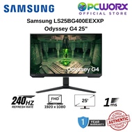 Samsung LS25BG400EEXXP Odyssey G4 25" IPS 240Hz Gaming Monitor