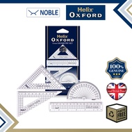 Helix OXFORD 15cm Geometry Set (Ruler 15cm, Set Square 30/60 & 45/90 Degrees, Protractor 180 Degree)