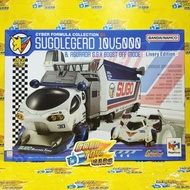 260525-03= 中古已開封 百萬屋 高智能方程式收藏 DX 系列 SUGO 車隊運輸維修車 10V5000 (賽車塗裝版) SECOND HAND, UNSEALED MEGAHOUSE CYB
