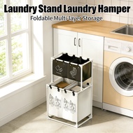 Laundry Hamper Laundry Basket 2/3layers Basket Laundry Stand Storage