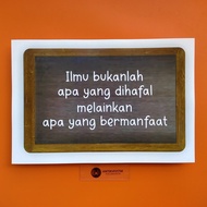 Poster Quote or quotes Science is not what YANG in happiness, Educational Poster, Living recognizing