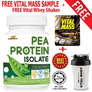 Pharmanutri Pea Protein Isolate Halal 1kg 33 ser(Unflavor) 80% Protein by Weight- Vegan Protein 豌豆蛋白