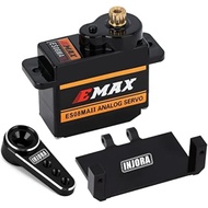 INJORA RC Servo Steering Servo dengan Braket Pemasangan Servo dan Lengan untuk Bahagian Model Kereta