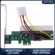 ReadyStock-PCI-E X1 to PCI Riser Card ASM1083 Chip Driver-Free Suitable for WIN8/WIN7/Vista/XP/32/64