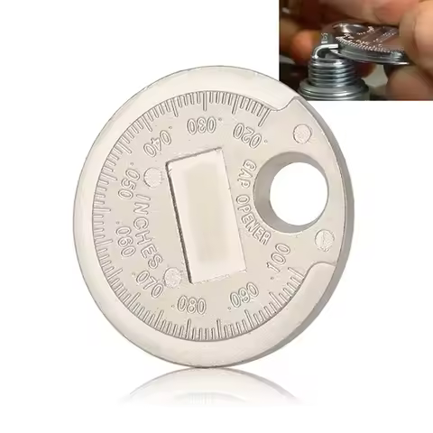 Coin-Type 0.6-2.4mm Spark Plug Gap Gauge Measurement Tool Range Spark Plug Gage Caliber Measuring To