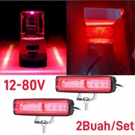 2 Forklift Safety Light Blue Zone and Red Zone Light - biru