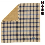 日本市集 - 日版DAKS 經典格紋 淺啡 雙面純棉紗巾毛巾手帕【市集世界 - 日本市集】