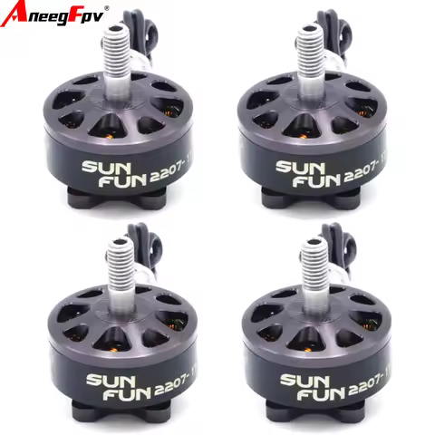 1/4pcs Set Sun Fun 2207 Brushless Motor CW Thread for FPV Racing 1750KV 2450KV 2750KV Quadcopter RC 